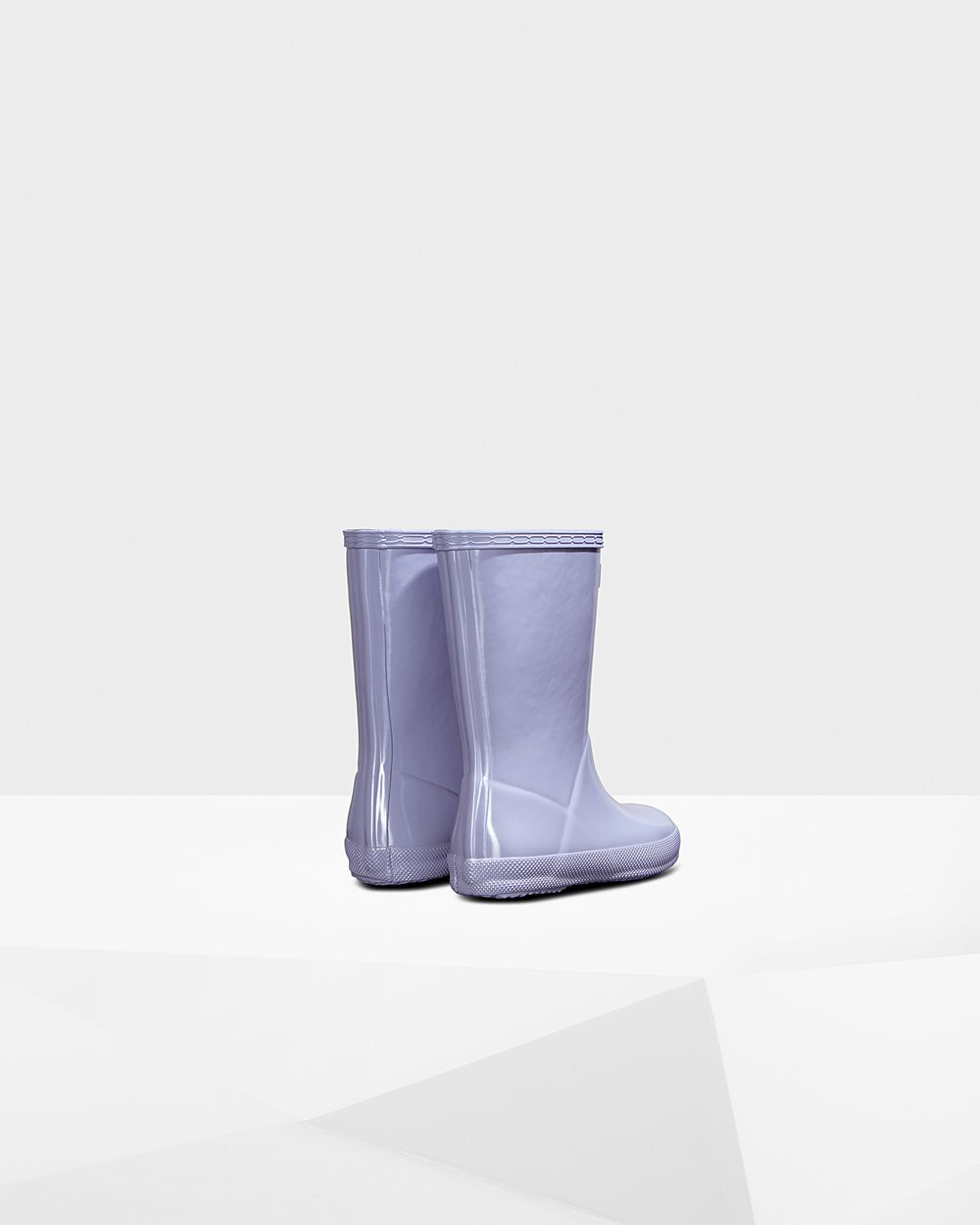 Kids Rain Boots - Hunter Original First Classic Gloss (87JHFKAWO) - Purple